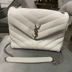 Saint Laurent white LouLou handbag